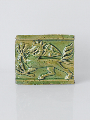 Изображение Изразцы Изразец Химеры - Конь, зелёный