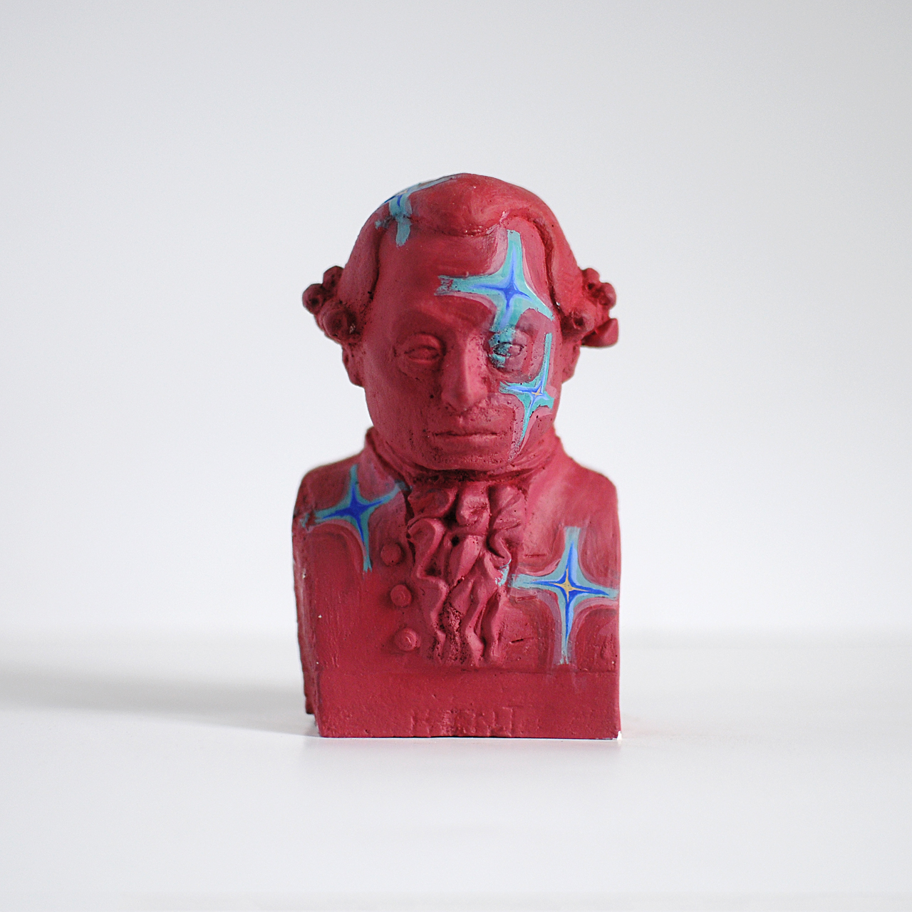 Изображение Бюст Канта Бюст Канта с абстракцией, розовый