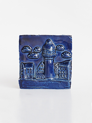 Изображение Изразцы Изразец Зеленоградск, синий