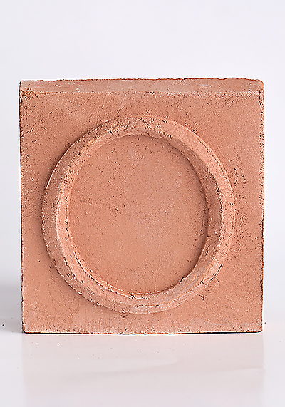 Изображение Плиточный алфавит Литера «O», малая терракотовая