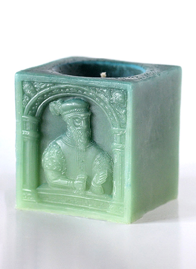 Изображение Свечи  Свеча Шпандинский купец, зелёный