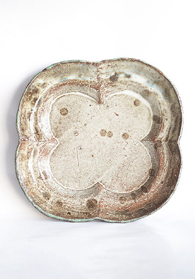 Изображение Античный Шпандин Блюдо большое «Готическая розочка», пятнистое