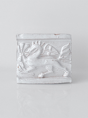 Изображение Изразцы Изразец Химеры - Конь, белый 