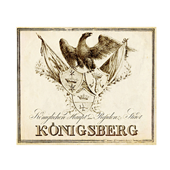 Изображение Виниловые мaгниты Герб Кёнигсберга к 500-летию города 1855 год