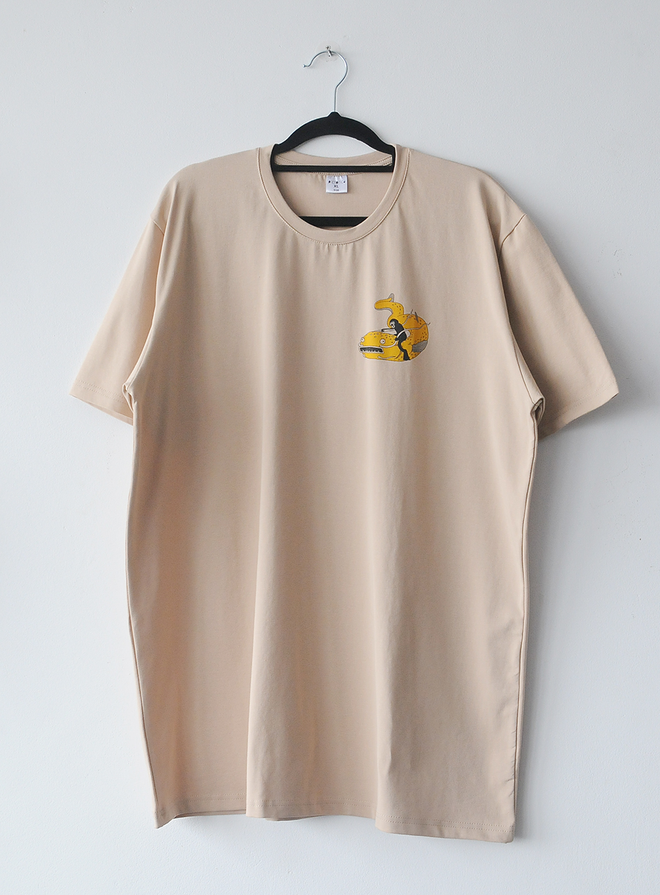 Изображение Футболки Футболка Сом Прегельский, бежевая (размер XXL)