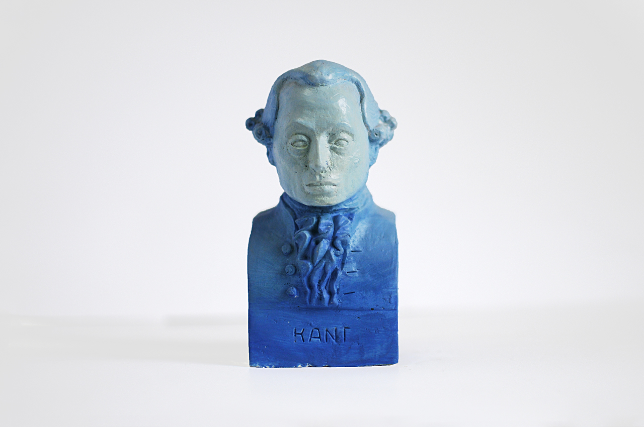 Изображение Бюст Канта Бюст Канта, синий градиент