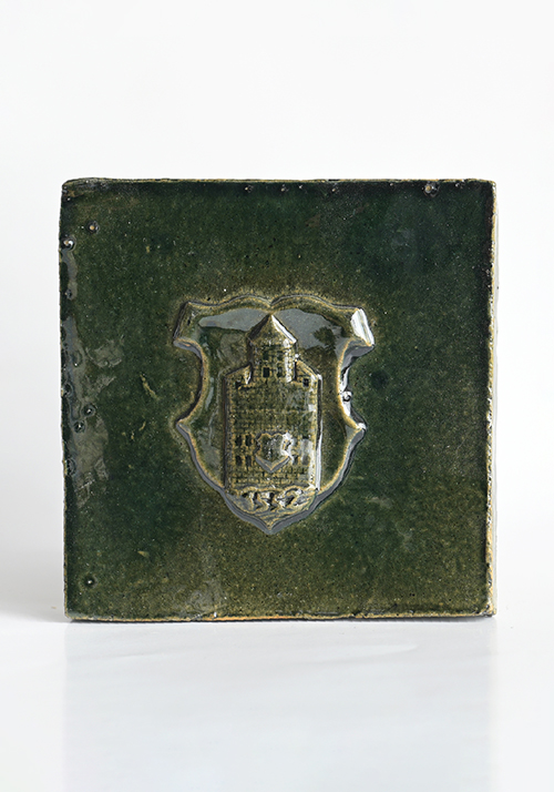 Изображение Кафель Плитка Герб Тильзит-Советск, зелёная