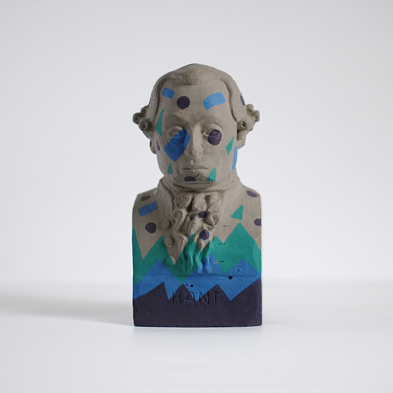 Изображение Бюст Канта Бюст Канта с абстракцией