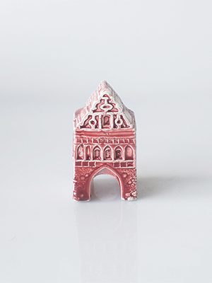 Изображение Домики Кнайпхофа Литовские ворота, розовые