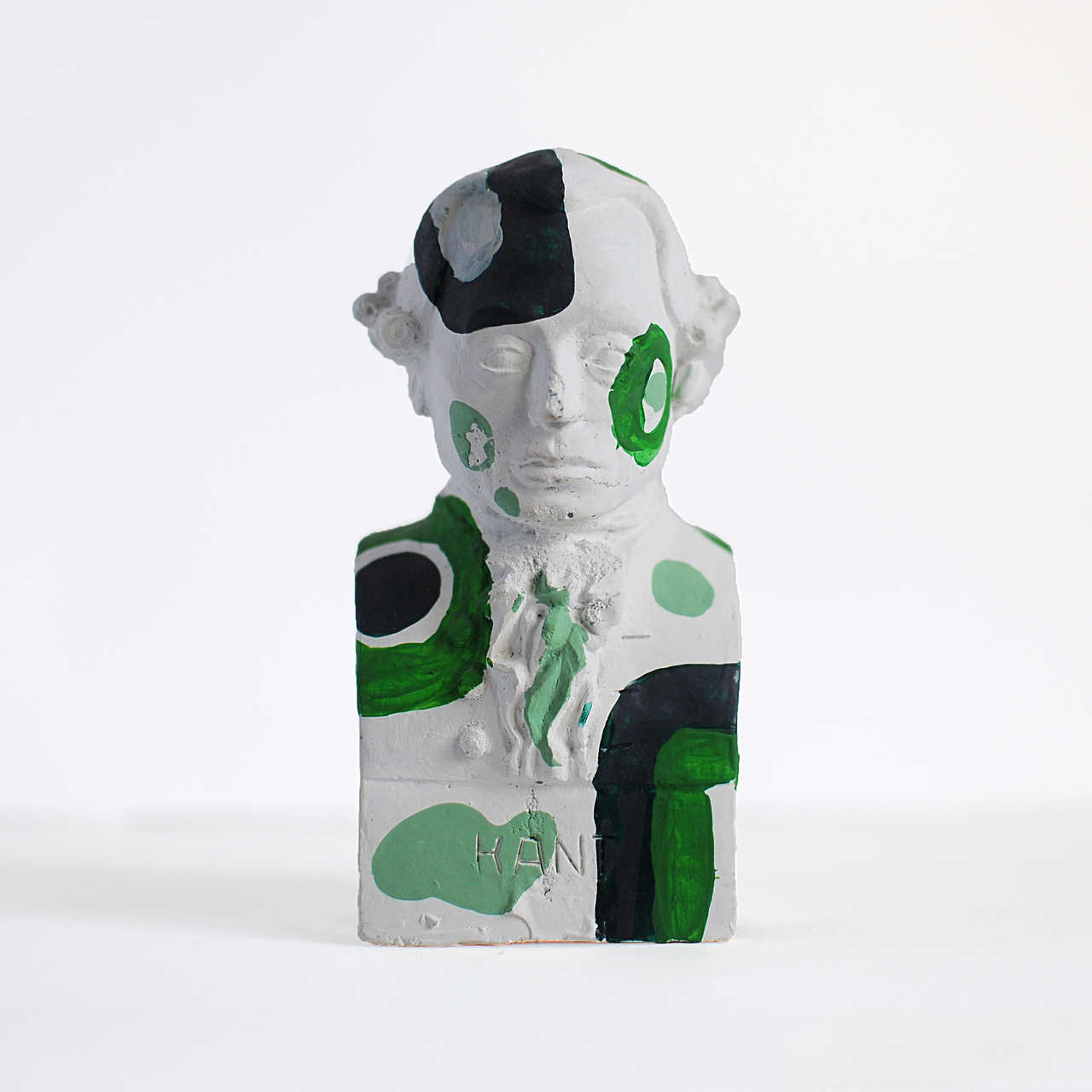 Изображение Бюст Канта Бюст Канта с абстракцией, белый