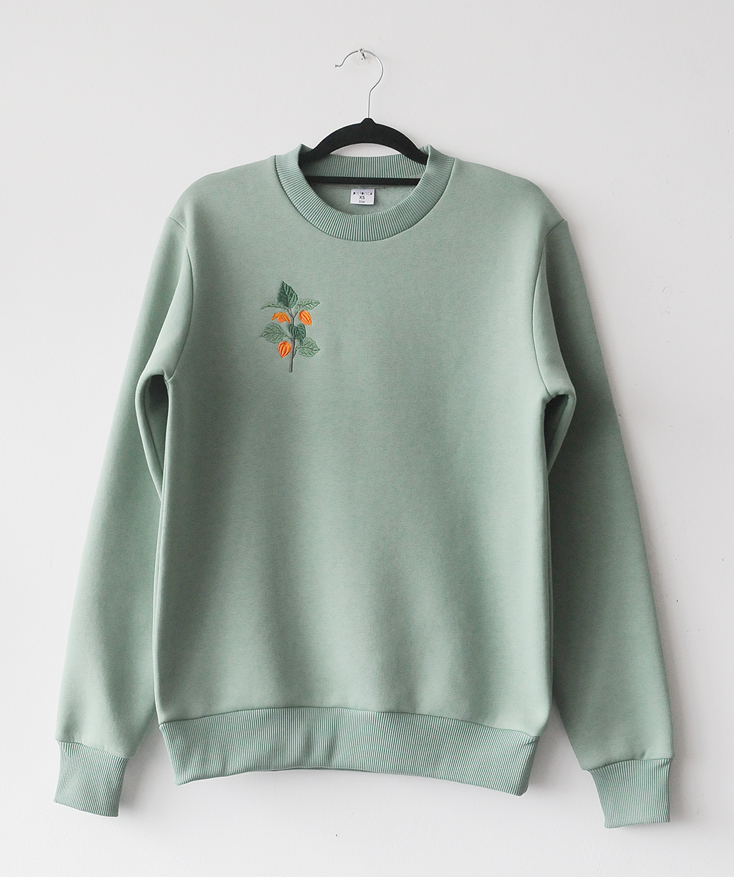 Изображение Свитшоты Свитшот Физалис, мятный (размер M) 